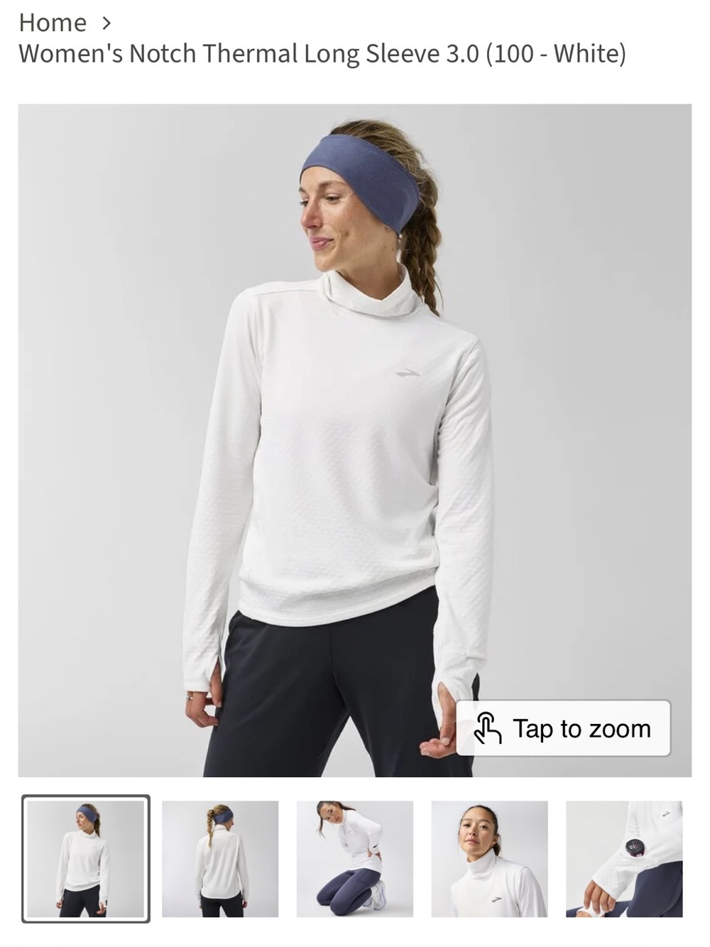 Brooks notch thermal long sleeve 3.0